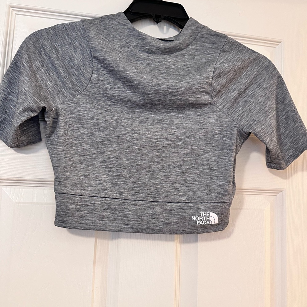 The North Face Sz Small Crop Top Short-Sleeve Tekware Technology Summer Active